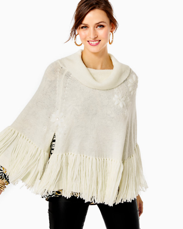 Kip Fringe Poncho | Lilly Pulitzer Outlet | Lilly Pulitzer Outlet - LillypulitzerOutlets