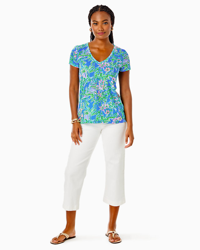 Etta V-Neck Top | Lilly Pulitzer Outlet - LillypulitzerOutlets