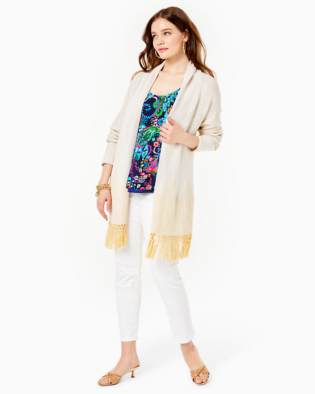 Tatum Long Fringe Hem Cardigan | Lilly Pulitzer Sale | Lilly Pulitzer Outlet - LillypulitzerOutlets