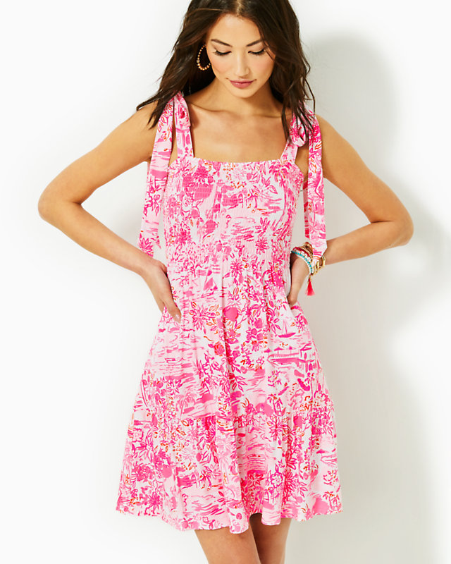 Kailua Smocked Dress | Lilly Pulitzer Outlet - LillypulitzerOutlets