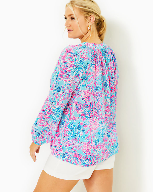 Elsa Silk Top | Lilly Pulitzer Outlet | Lilly Pulitzer Outlet - LillypulitzerOutlets