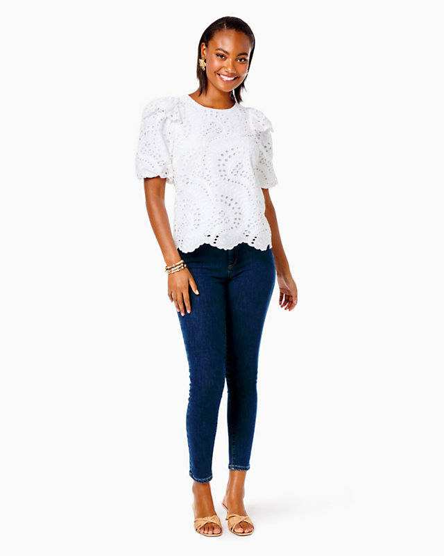 Aleena Eyelet Top | Lilly Pulitzer Outlet | Lilly Pulitzer Outlet - LillypulitzerOutlets