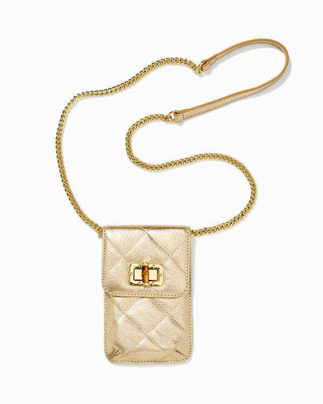 Quilted Lindley Leather Phone Crossbody | Lilly Pulitzer Sale | Lilly Pulitzer Outlet - LillypulitzerOutlets