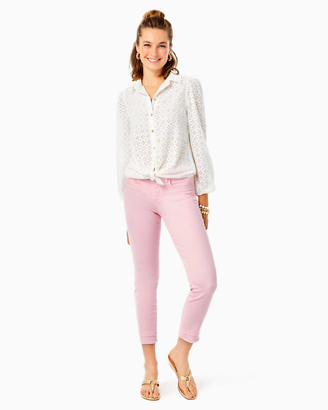 Sea Breeze Eyelet Button Down Top | Lilly Pulitzer Outlet | Lilly Pulitzer Outlet - LillypulitzerOutlets