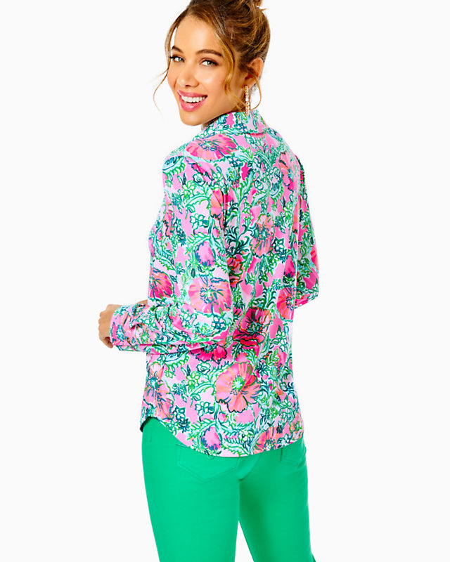 UPF 50+ ChillyLilly Marlena Button Down Top | Lilly Pulitzer Outlet | Lilly Pulitzer Outlet - LillypulitzerOutlets