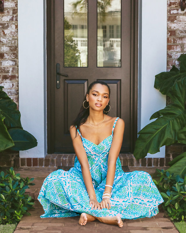 Hiedi Cotton Maxi Dress | Lilly Pulitzer Outlet - LillypulitzerOutlets