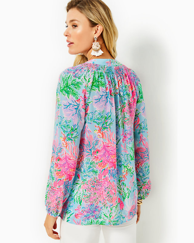 Elsa Silk Top | Lilly Pulitzer Outlet - LillypulitzerOutlets