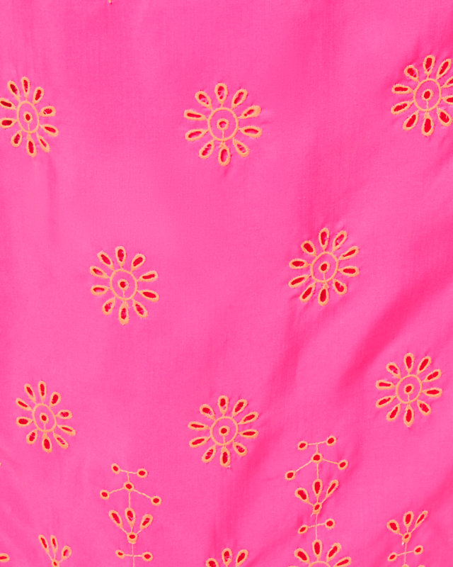 Lillyanne Flutter Sleeve Eyelet Midi Dress | Lilly Pulitzer Outlet - LillypulitzerOutlets