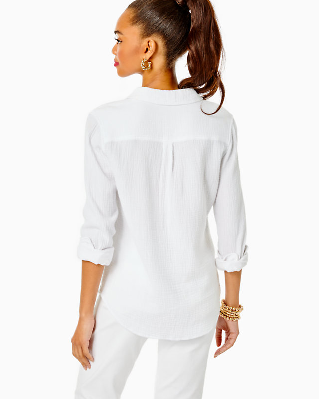 Geanie Button Down Top | Lilly Pulitzer Outlet | Lilly Pulitzer Outlet - LillypulitzerOutlets