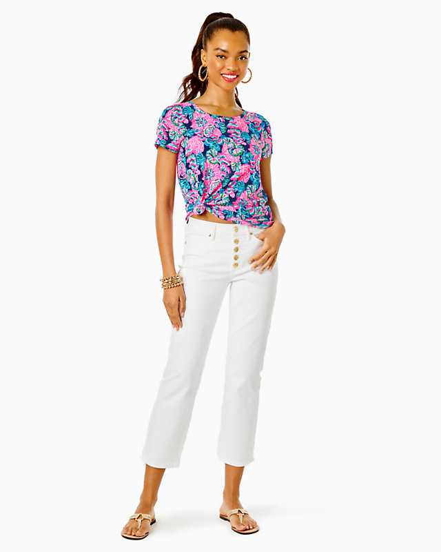 27" South Ocean High Rise Straight Leg Jean | Lilly Pulitzer Outlet - LillypulitzerOutlets