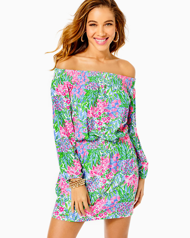 Cyla Off-The-Shoulder Romper | Lilly Pulitzer Outlet - LillypulitzerOutlets