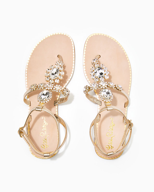 Katie Embellished Sandal | Lilly Pulitzer Sale | Lilly Pulitzer Outlet - LillypulitzerOutlets