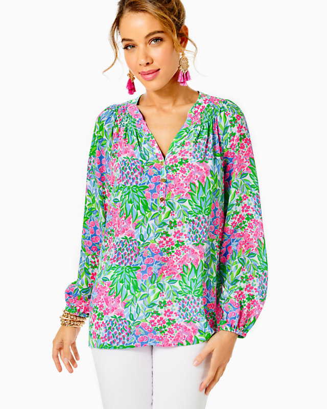 Elsa Silk Top | Lilly Pulitzer Outlet | Lilly Pulitzer Outlet - LillypulitzerOutlets