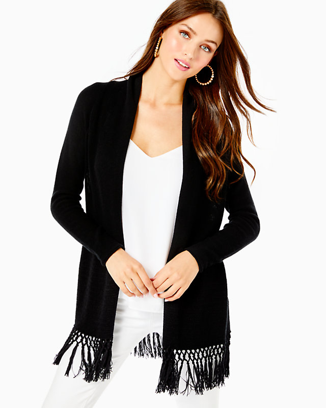 Tatum Long Fringe Hem Cardigan | Lilly Pulitzer Sale | Lilly Pulitzer Outlet - LillypulitzerOutlets