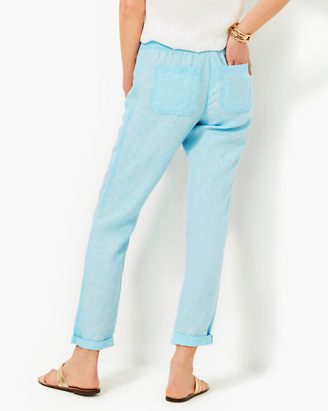 31" Taron Mid-Rise Linen Pant | Lilly Pulitzer Outlet - LillypulitzerOutlets