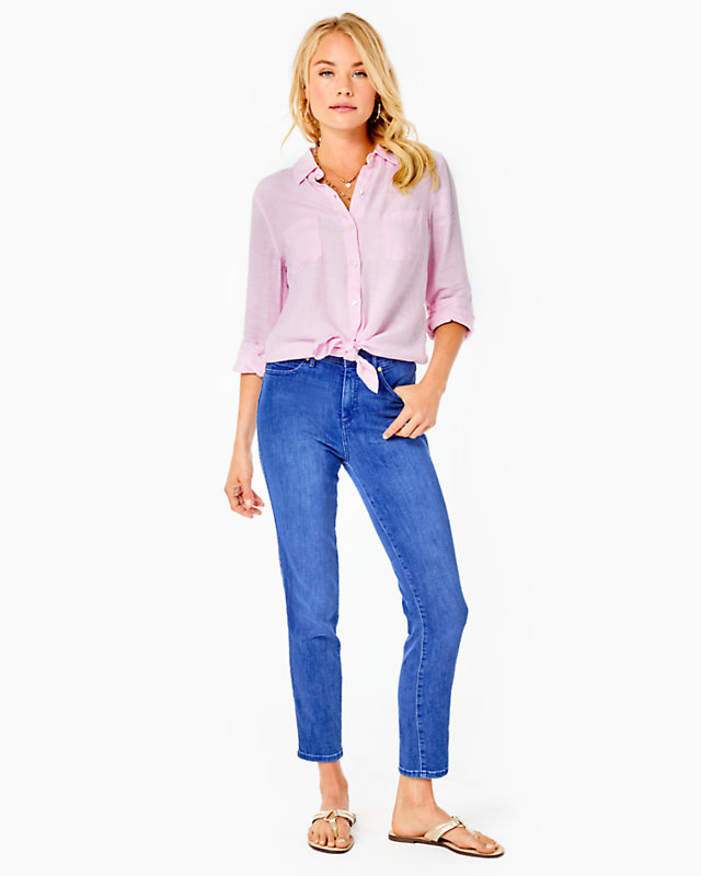 29" South Ocean High Rise Skinny Ankle Jean | Lilly Pulitzer Outlet - LillypulitzerOutlets