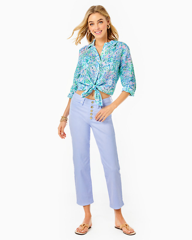 27" South Ocean High Rise Straight Leg Jean | Lilly Pulitzer Outlet - LillypulitzerOutlets