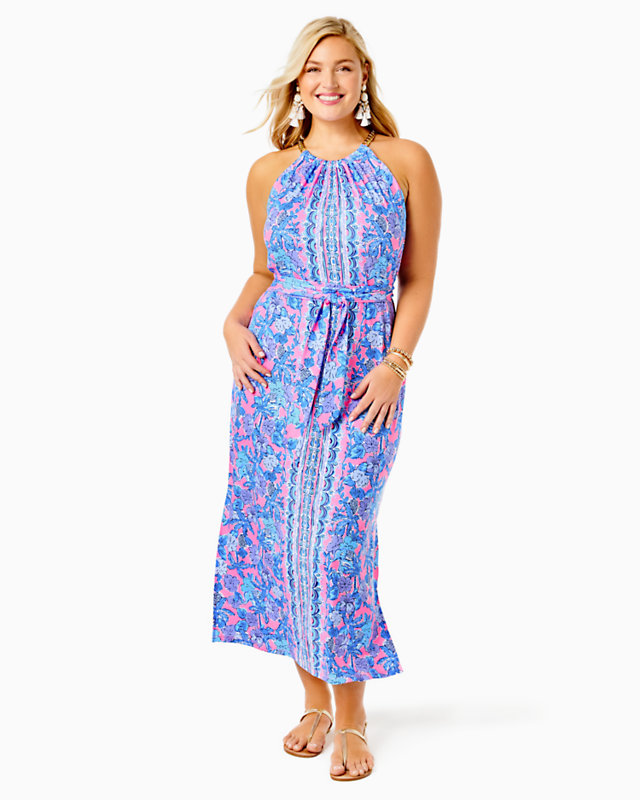 Bingham Halter Midi Dress | Lilly Pulitzer Outlet - LillypulitzerOutlets
