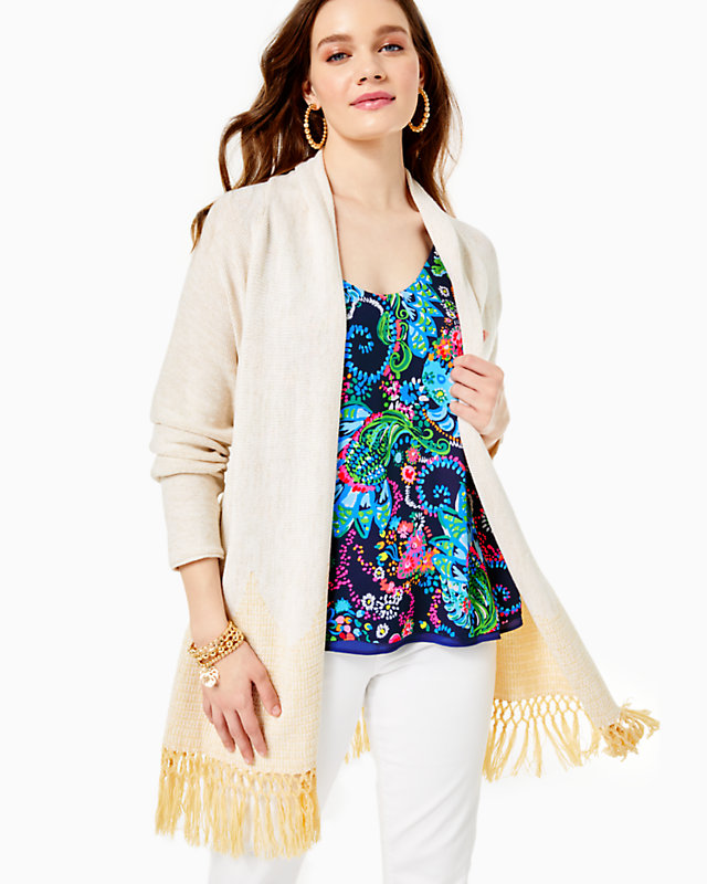 Tatum Long Fringe Hem Cardigan | Lilly Pulitzer Sale | Lilly Pulitzer Outlet - LillypulitzerOutlets