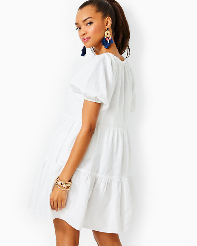 Charlet Short Sleeve Linen Dress | Lilly Pulitzer Outlet - LillypulitzerOutlets