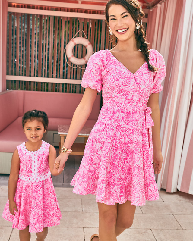 Iralee Linen Wrap Dress | Lilly Pulitzer Outlet - LillypulitzerOutlets