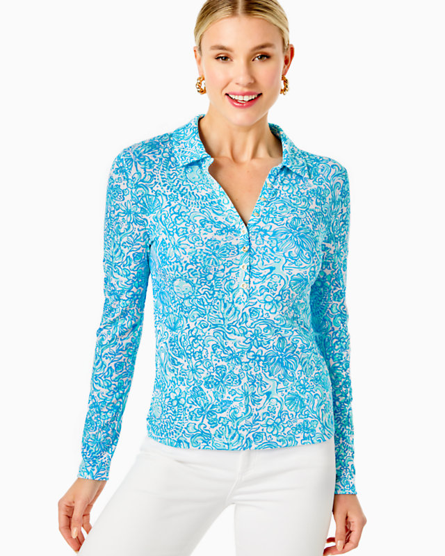 Reema Polo Top | Lilly Pulitzer Outlet | Lilly Pulitzer Outlet - LillypulitzerOutlets