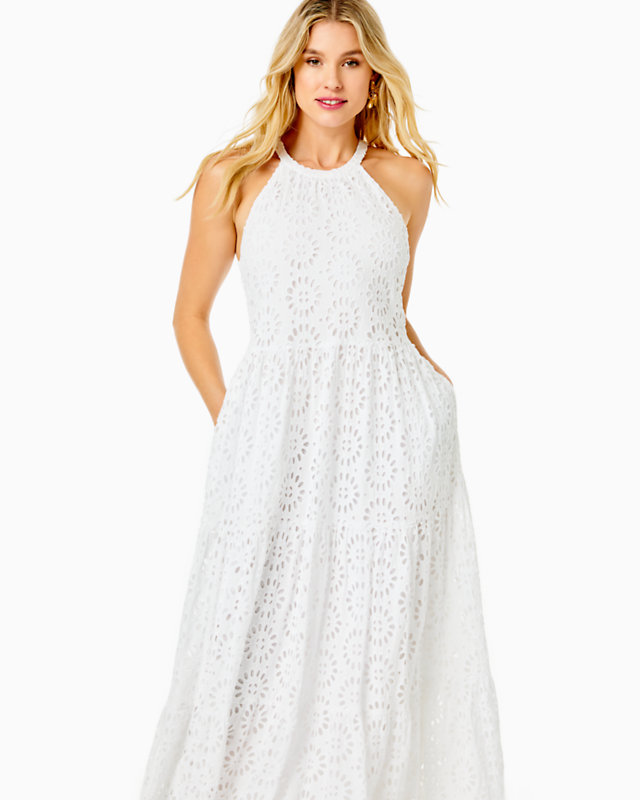 Beccalyn Eyelet Maxi Dress | Lilly Pulitzer Outlet - LillypulitzerOutlets