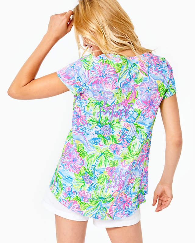 Etta V-Neck Top | Lilly Pulitzer Outlet | Lilly Pulitzer Outlet - LillypulitzerOutlets