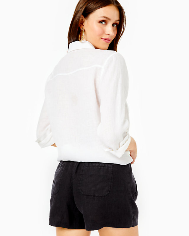 4" Lilo Linen Short | Lilly Pulitzer Outlet - LillypulitzerOutlets