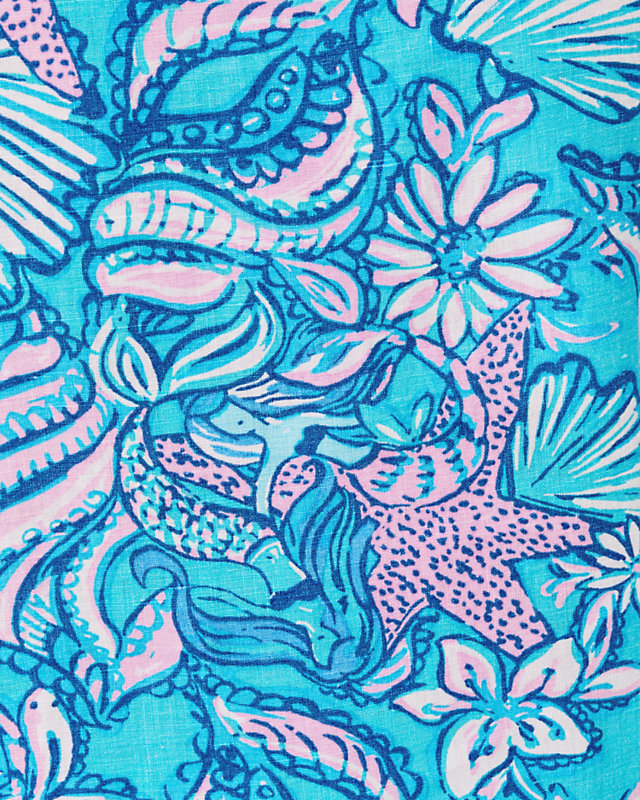 Mialeigh Elbow Sleeve Linen Top | Lilly Pulitzer Outlet | Lilly Pulitzer Outlet - LillypulitzerOutlets