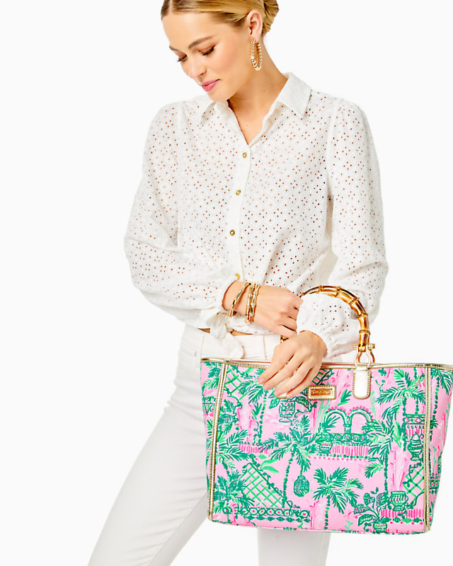 Greydon Canvas Tote | Lilly Pulitzer Sale | Lilly Pulitzer Outlet - LillypulitzerOutlets