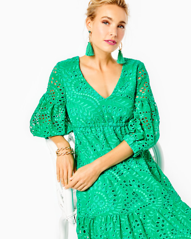 Breanne Eyelet Maxi Dress | Lilly Pulitzer Outlet - LillypulitzerOutlets