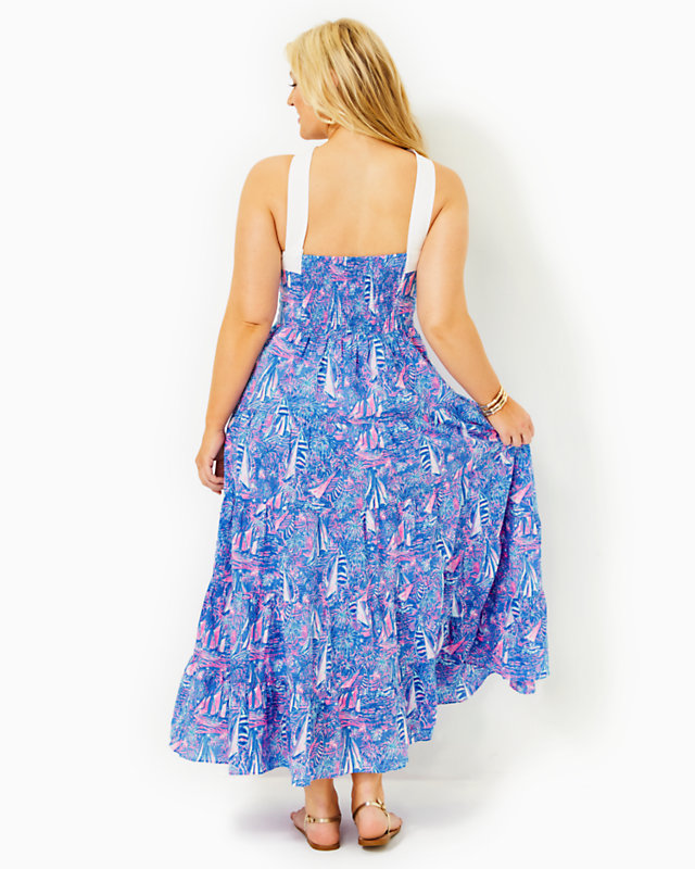 Jenette Cotton Halter Maxi Dress | Lilly Pulitzer Outlet - LillypulitzerOutlets