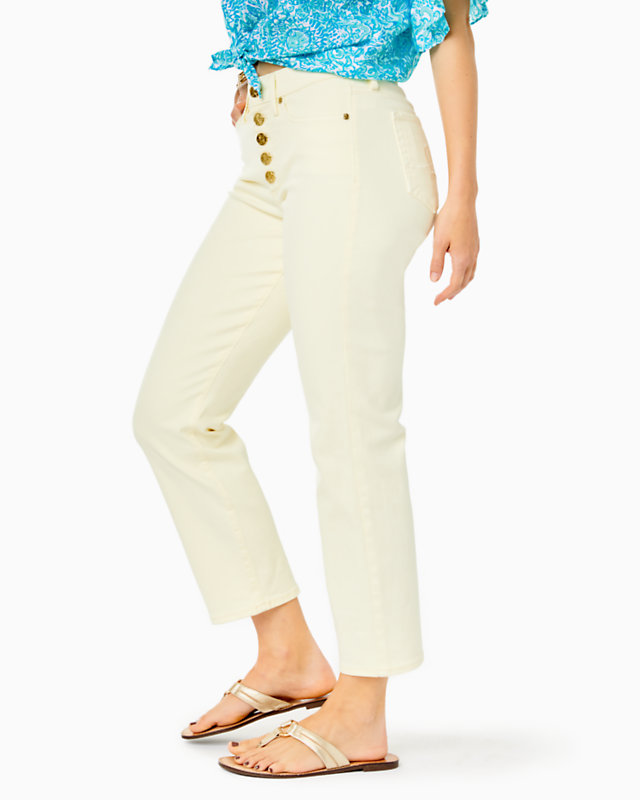 27" South Ocean High Rise Straight Leg Jean | Lilly Pulitzer Outlet - LillypulitzerOutlets