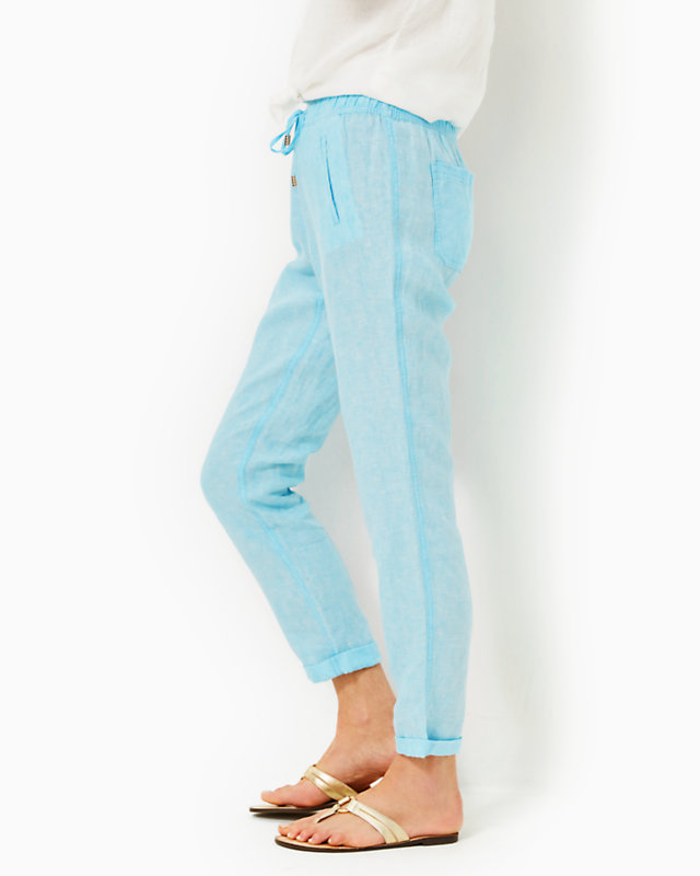 31" Taron Mid-Rise Linen Pant | Lilly Pulitzer Outlet - LillypulitzerOutlets