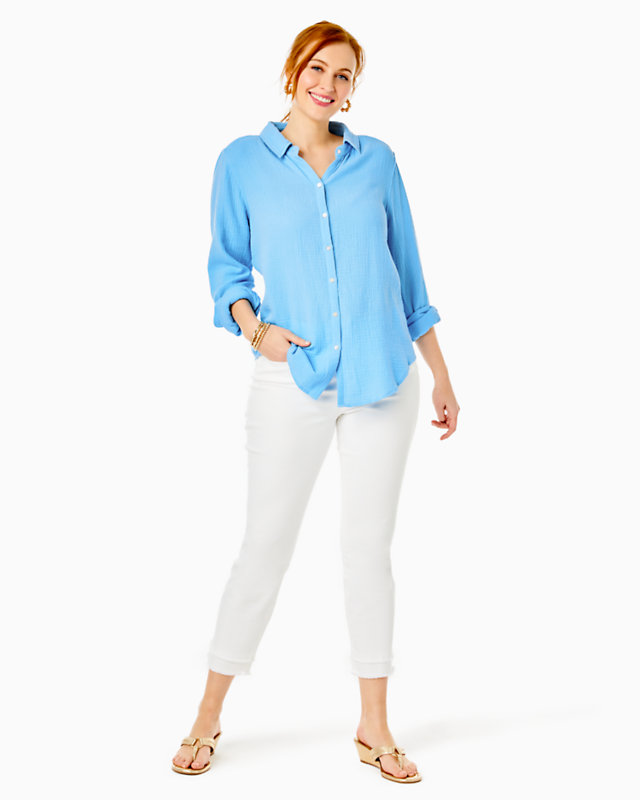 Geanie Button Down Top | Lilly Pulitzer Outlet | Lilly Pulitzer Outlet - LillypulitzerOutlets
