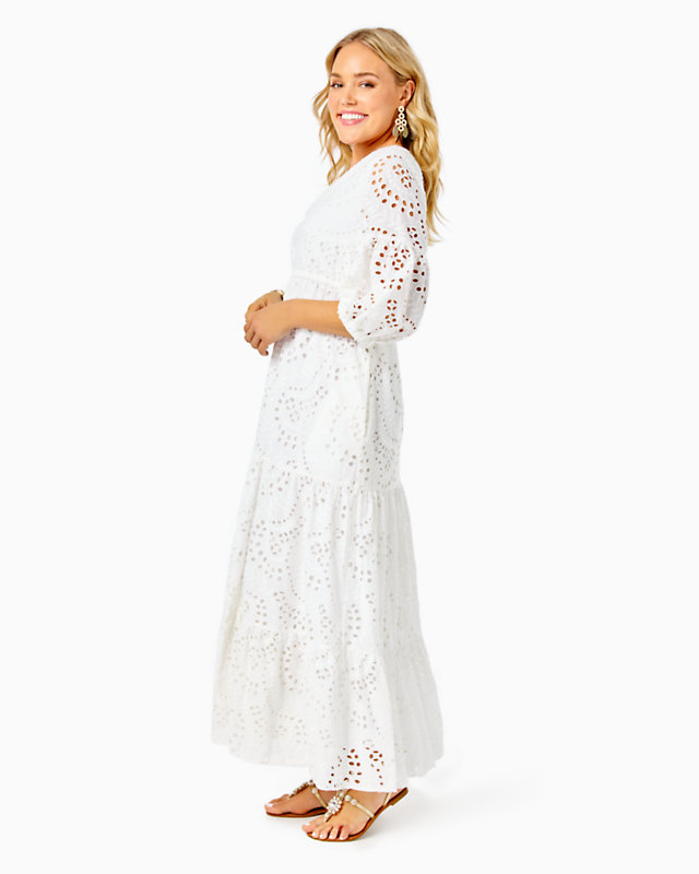 Breanne Eyelet Maxi Dress | Lilly Pulitzer Outlet - LillypulitzerOutlets