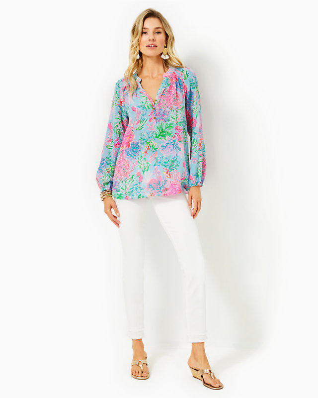 Elsa Silk Top | Lilly Pulitzer Outlet | Lilly Pulitzer Outlet - LillypulitzerOutlets