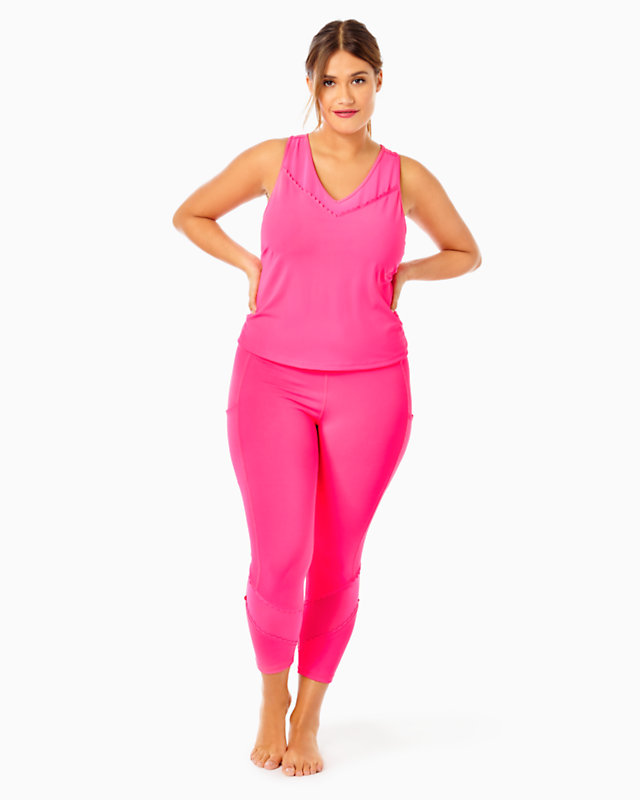 UPF 50+ Luxletic Euclid Scallop Bra Tank | Lilly Pulitzer Outlet | Lilly Pulitzer Outlet - LillypulitzerOutlets