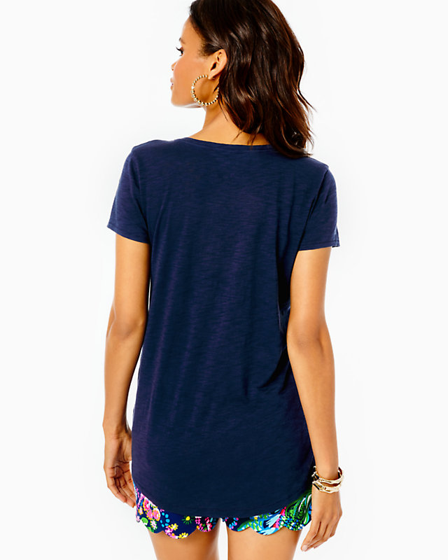 Etta V-Neck Top | Lilly Pulitzer Outlet | Lilly Pulitzer Outlet - LillypulitzerOutlets