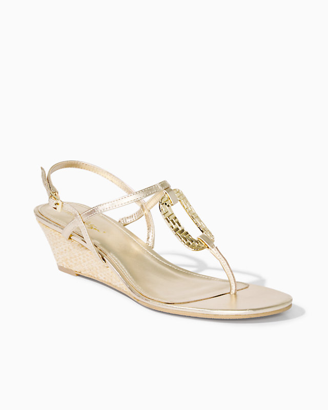 Good As Gold Wedge | Lilly Pulitzer Sale | Lilly Pulitzer Outlet - LillypulitzerOutlets