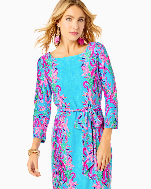 UPF 50+ Carabella Chillylilly Midi Dress | Lilly Pulitzer Outlet - LillypulitzerOutlets