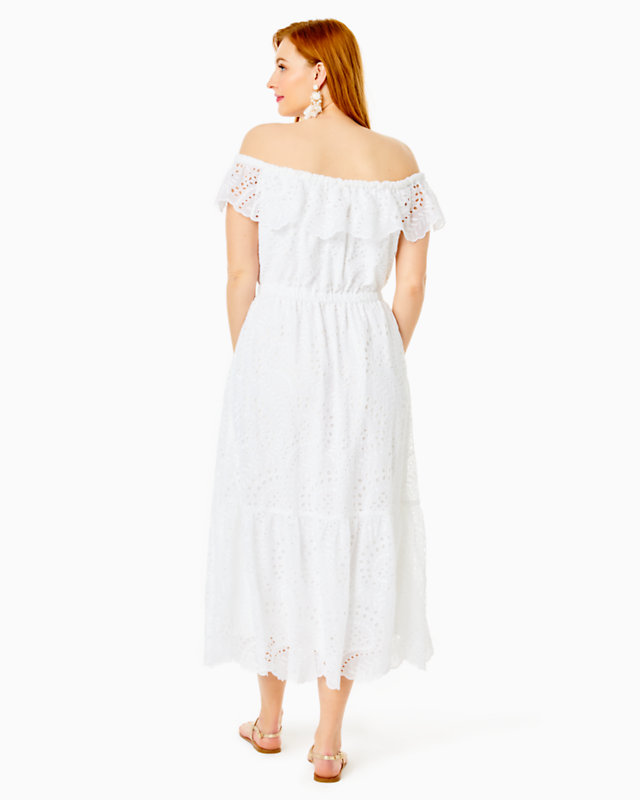 Geri Off-The-Shoulder Midi Dress | Lilly Pulitzer Outlet - LillypulitzerOutlets