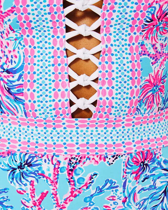 Caseylee Lattice One-Piece Swimsuit | Lilly Pulitzer Outlet - LillypulitzerOutlets