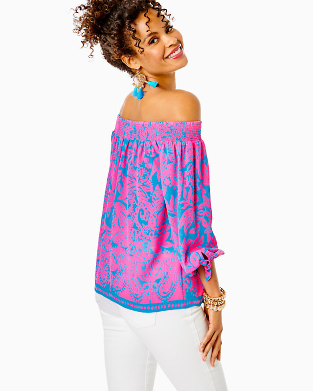 Maryellen Off-The-Shoulder Top | Lilly Pulitzer Outlet | Lilly Pulitzer Outlet - LillypulitzerOutlets