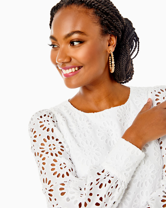 Aisha Eyelet Romper | Lilly Pulitzer Outlet - LillypulitzerOutlets