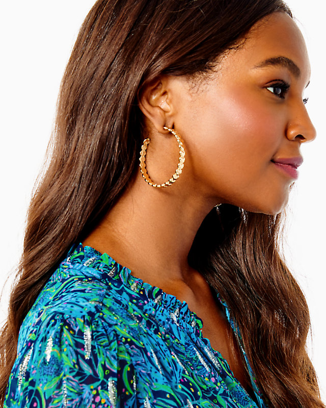 Purrfection Hoop Earrings | Lilly Pulitzer Sale | Lilly Pulitzer Outlet - LillypulitzerOutlets