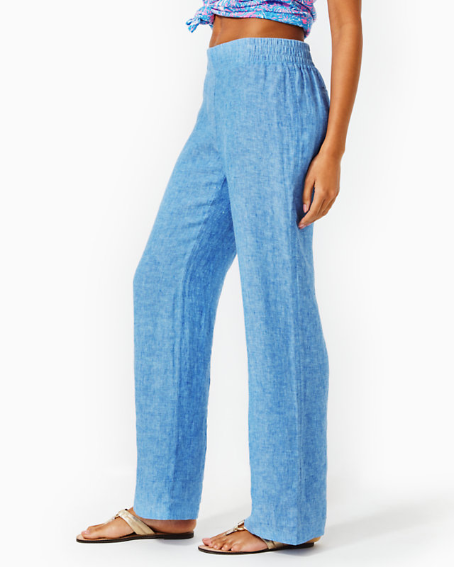 32" Deri Linen Palazzo Pant | Lilly Pulitzer Outlet - LillypulitzerOutlets