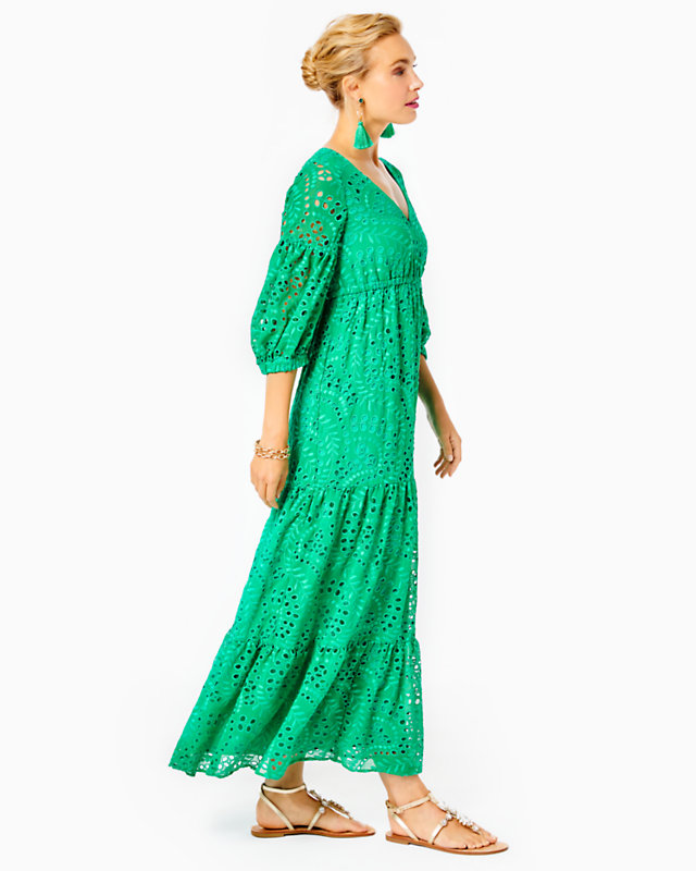 Breanne Eyelet Maxi Dress | Lilly Pulitzer Outlet - LillypulitzerOutlets