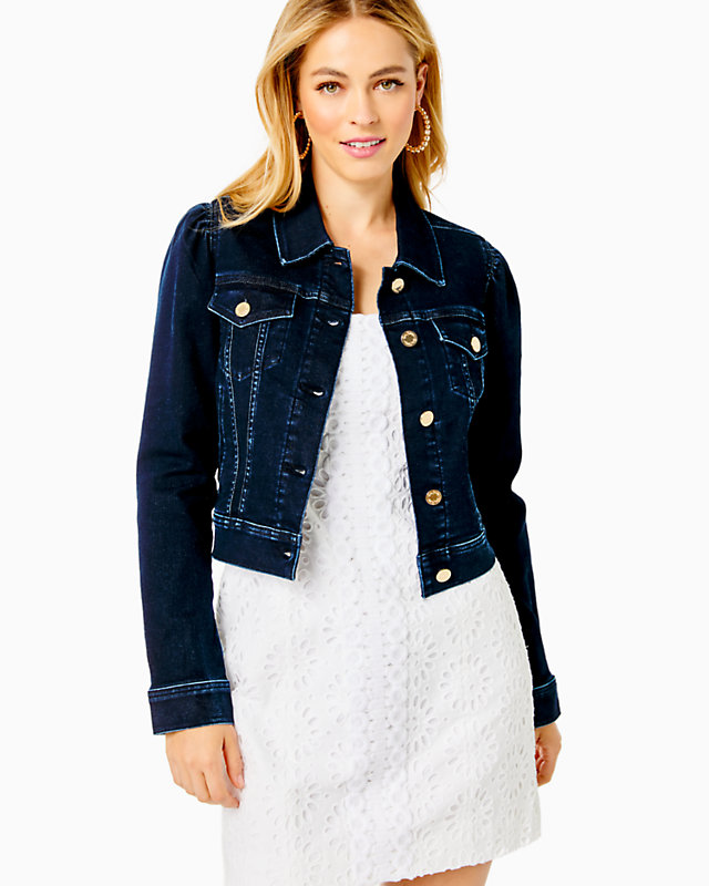 Laylani Denim Jacket | Lilly Pulitzer Outlet - LillypulitzerOutlets